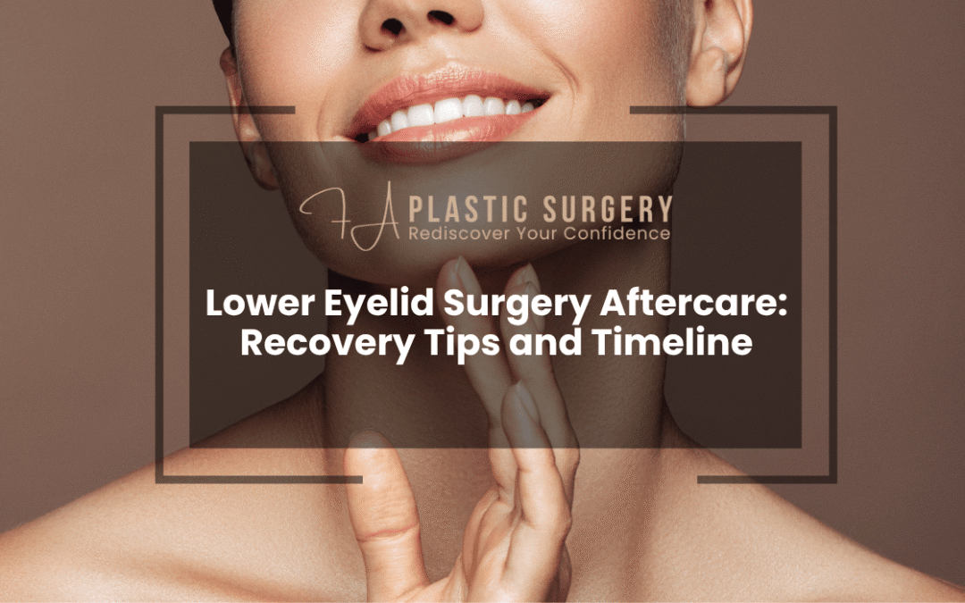 lower eyelid surgery aftercare recovery timeline 1